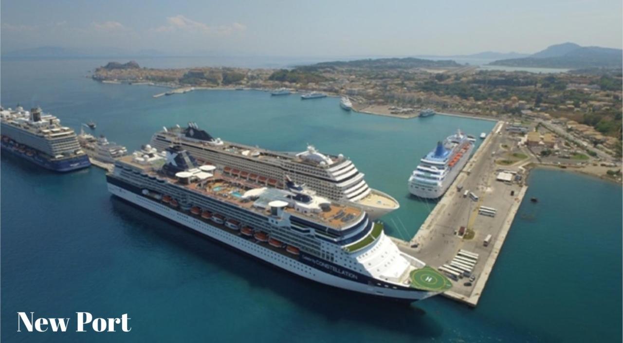 Joy New Port Studio Corfu Town Buitenkant foto